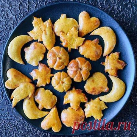 Тыквенное печенье к Хэллоуину рецепт приготовления блюда занимает 30 мин времени