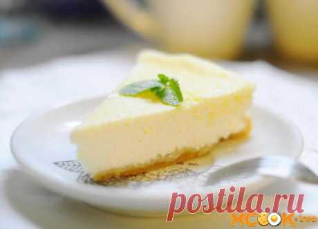Чизкейк из творога и сыра - вкусный рецепт с фото приготовления