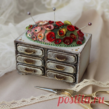 Комодик из спичечных коробков