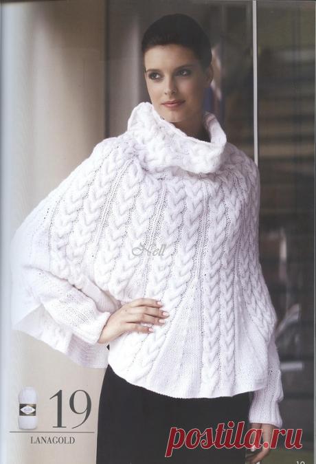 radios poncho blanco. Las mujeres ponchos Descripción radios | Servicio de limpieza para toda la familia.
