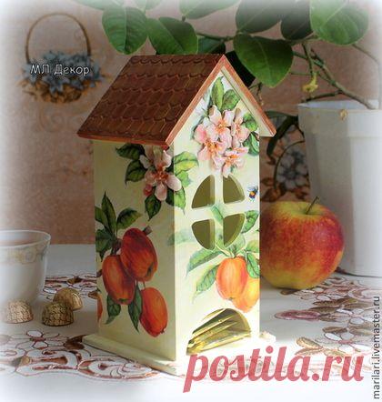 Чайный домик "Яблоневый ". - разноцветный,яблоня,яблоня в цвету,яблоневый цвет