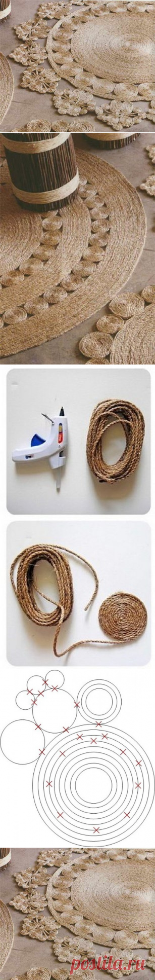 Коврики из веревки