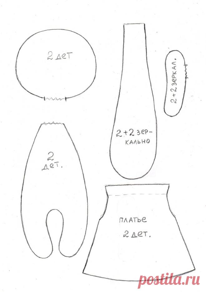 Любимая детская игрушка зайчик с выкройкой | Текстильные фантазии | Яндекс Дзен