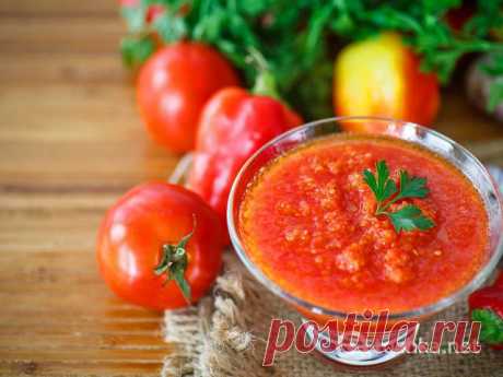 Рецепт аджики из помидор с чесноком: невероятно вкусно! - tochka.net