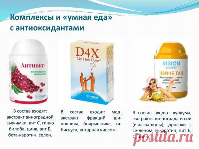 Натуральные антиоксиданты