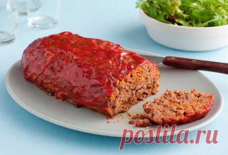 Мясной рулет в глазури.