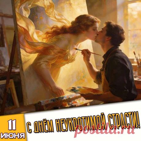 С Международным днем неукротимой страсти! Желаю, чтобы в твоем сердце всегда горел огонь, который не боится никаких преград.  Открытки на День неукротимой страсти!