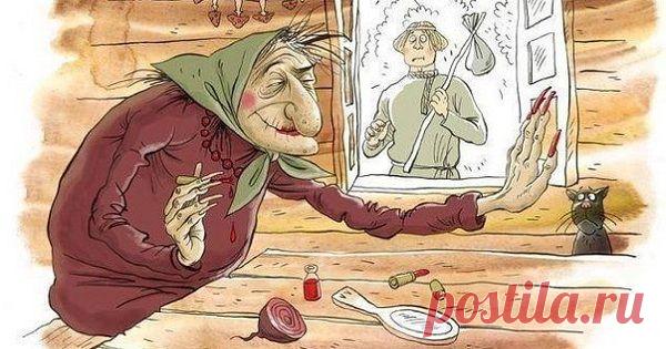 Стих «Как-то бабушка Яга замуж захотела...»