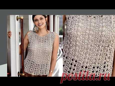 ЗАВОРАЖИВАЮЩАЯ МАЙКА СПИЦАМИ ЗА 3 ДНЯ //Мастер класс