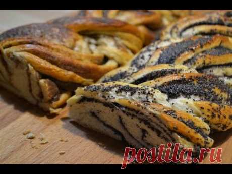 Плетёнка из дрожжевого теста Плетёнки с маком и корицей |  Braid dough