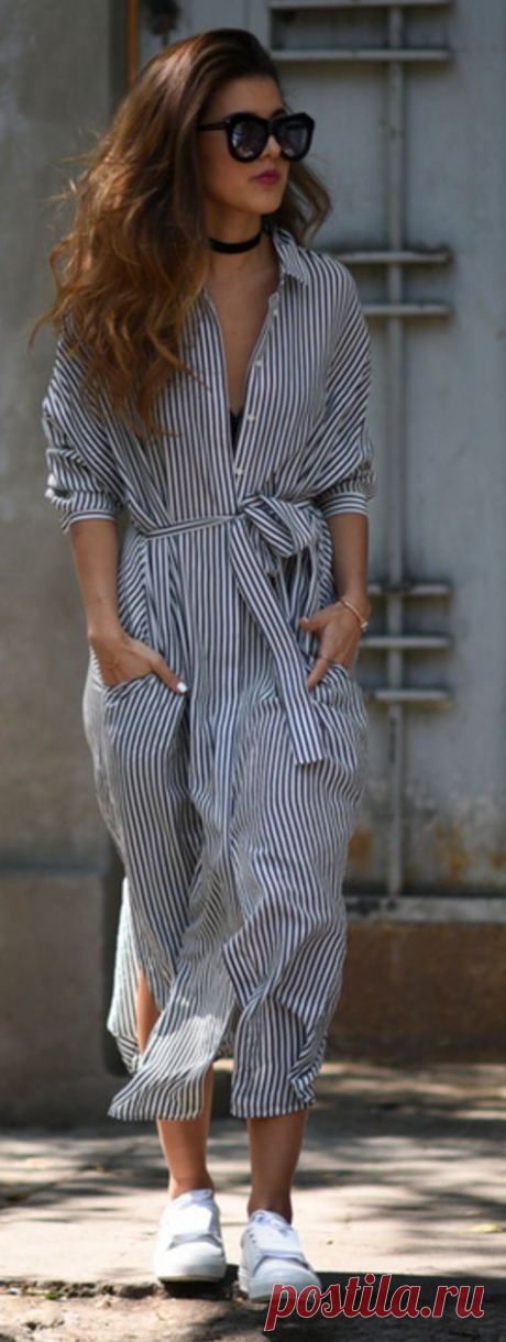 striped dress, street style, casual chic, outfit ideas, ootd, what to wear, women's fashion | @jamialix