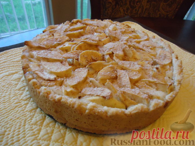 Рецепт: Самый вкусный яблочный пирог на RussianFood.com