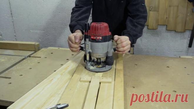 Простое приспособление для фрезера, чтобы делать пазы | Столярка дома Пульс Mail.ru Показано устройство и чертежи приспособления для изготовления пазов на лоскости