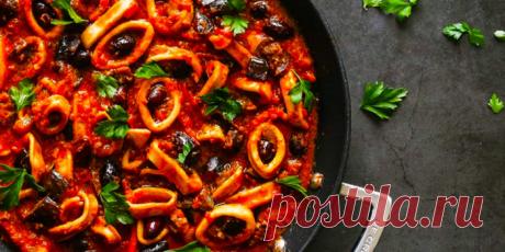 РАГУ ИЗ КАЛЬМАРОВ ПО-ГРЕЧЕСКИ