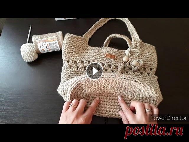 Модная #сумка из джута #крючком //моя новая летняя сумочка //#опыт работы с новым материалом Здравствуйте! В видео демонстрирую мою новенькую сумочку из джутового шпагата. С этим материалом я ещё не работала. Показываю своё изделие со всех рак...