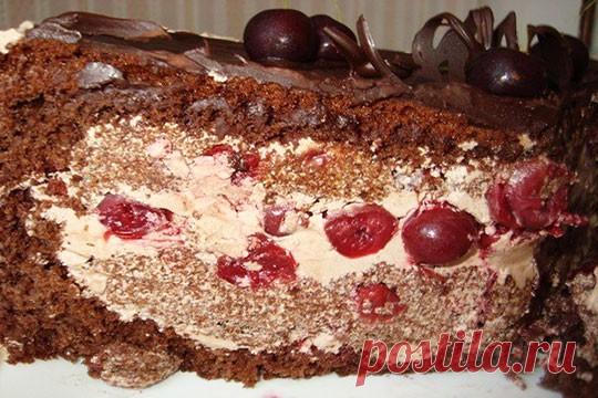 Торт Пьяная вишня