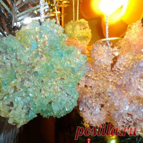 Чудесные новогодние поделки из манки и соли!