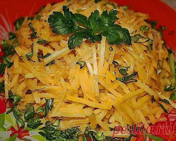 Картофель по-корейски .
