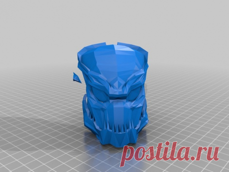 Predator Beserker by Jace1969 An old file from my Pepakura making days that I discovered in Pepakura Designer you can export to .OBJ and in "Windows 10 3DBuilder or 123Design" export to .STL. Unfortunately I don't have the skills yet to improve further on the model, but maybe someone out there would like to tidy it up. Please upload it back as a remix if you do take the time to clean it up.
Please note this was originally uploaded to the net as a free down load. So I cant ...