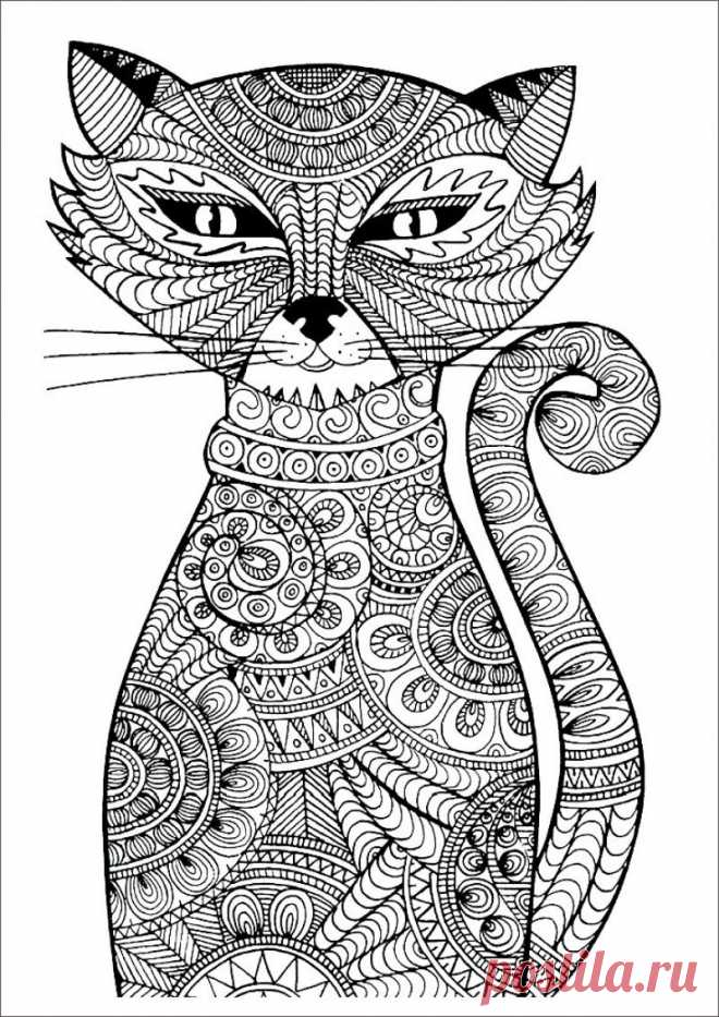 15 раскрасок против стресса для взрослых
