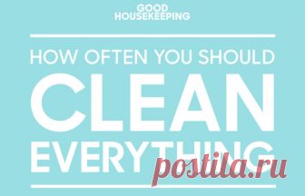 Here's a guide to how often you need to clean everything in your house (aka how to be a grownup). | Someecards Health