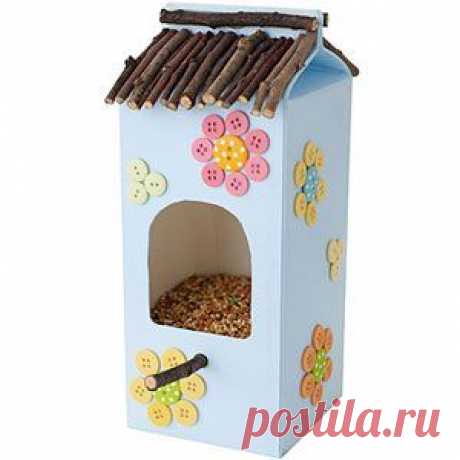 Кормушки для птиц . - Поделки с детьми | Деткиподелки