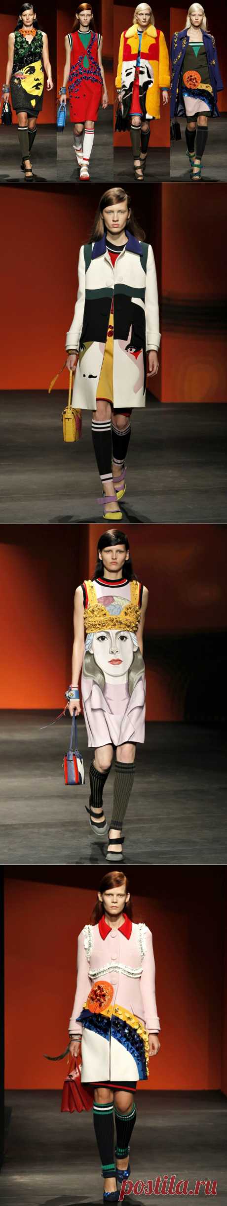 Prada весна-лето 2014 Милан.