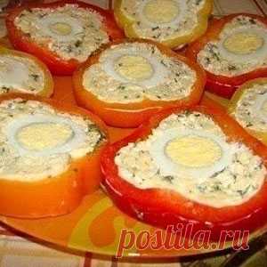 Красивая и вкусная закуска из перца