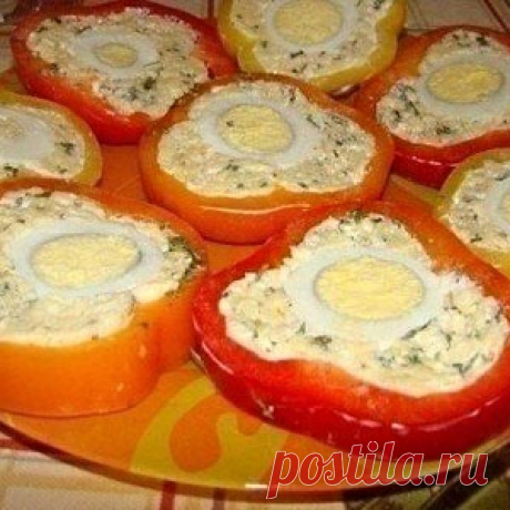 Красивая и вкусная закуска из перца