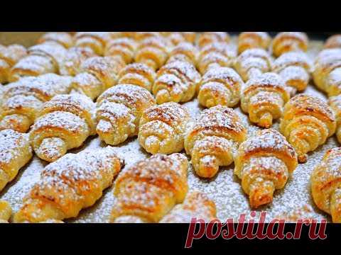 Творожные рогалики! Идеальная выпечка к чаю | Кулинарим с Таней