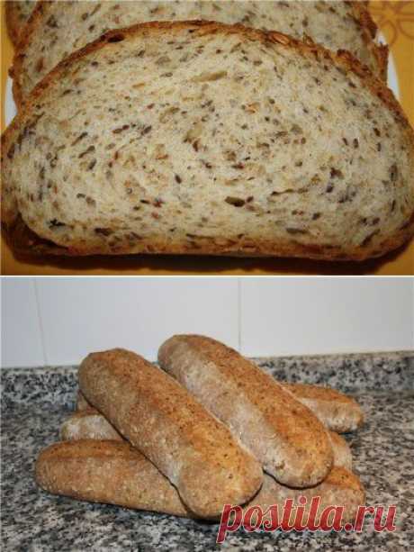 Пшеничный зерновой хлеб на закваске : Хлеб, батоны, багеты, чиабатта