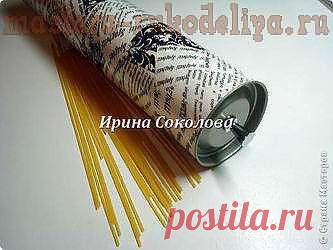 Мастера рукоделия - рукоделие для дома. Бесплатные мастер-классы, фото и видео уроки - Мастер-класс по декопатчу: Спагетница