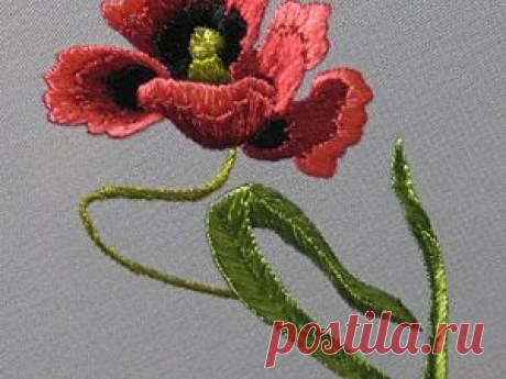 Вышиваем Мак - Ярмарка Мастеров - ручная работа, handmade