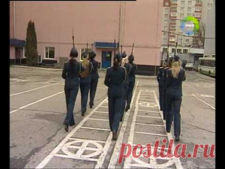 Первая в России женская рота почётного караула