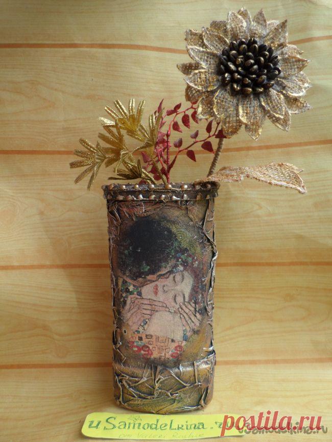 Вазы из бросового материала