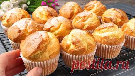 Все смешали и в духовку! Самый простой рецепт кексов! Выпечка, которая покорит ваше сердце | Готовим с Татьяной | Дзен