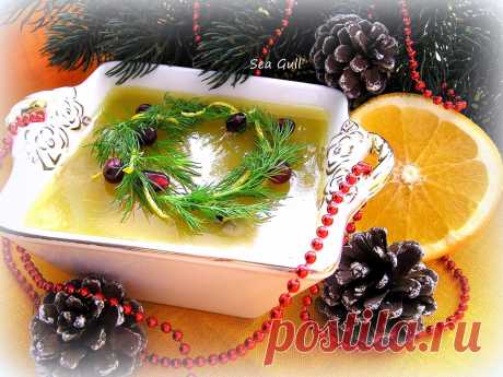 ПЕЧЕНОЧНЫЙ ПАШТЕТ В АПЕЛЬСИНОВОМ ЖЕЛЕ !!!  **На пороге - Новогоднее настроение!