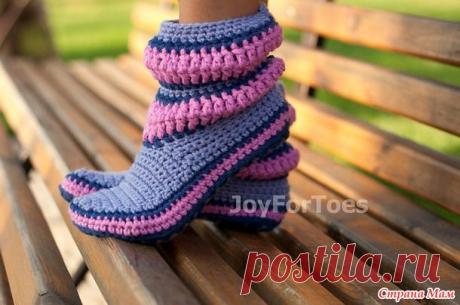 Домашние тапочки на войлочной подошве. МК