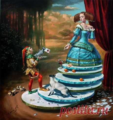 Художник Michael Cheval|Логика абсурда
