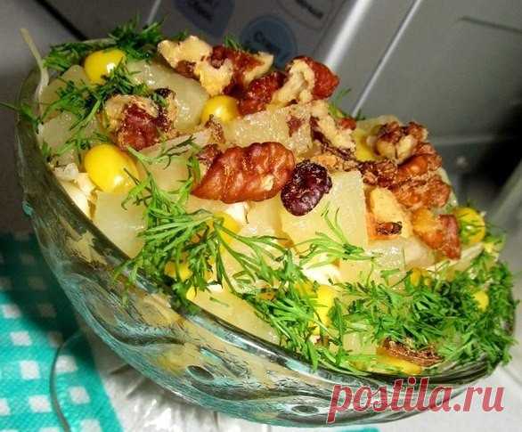 Салат «Новогодний» - готовила много раз, сметается со стола! Очень вкусно!