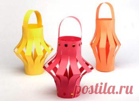 Новогодние фонарики - Поделки с детьми | Деткиподелки