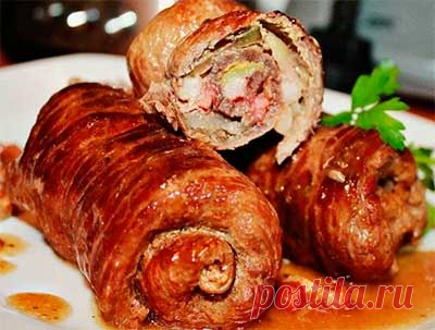 Мясные рулетики с грибами: рецепт, фото рецепт, пошаговый рецепт
