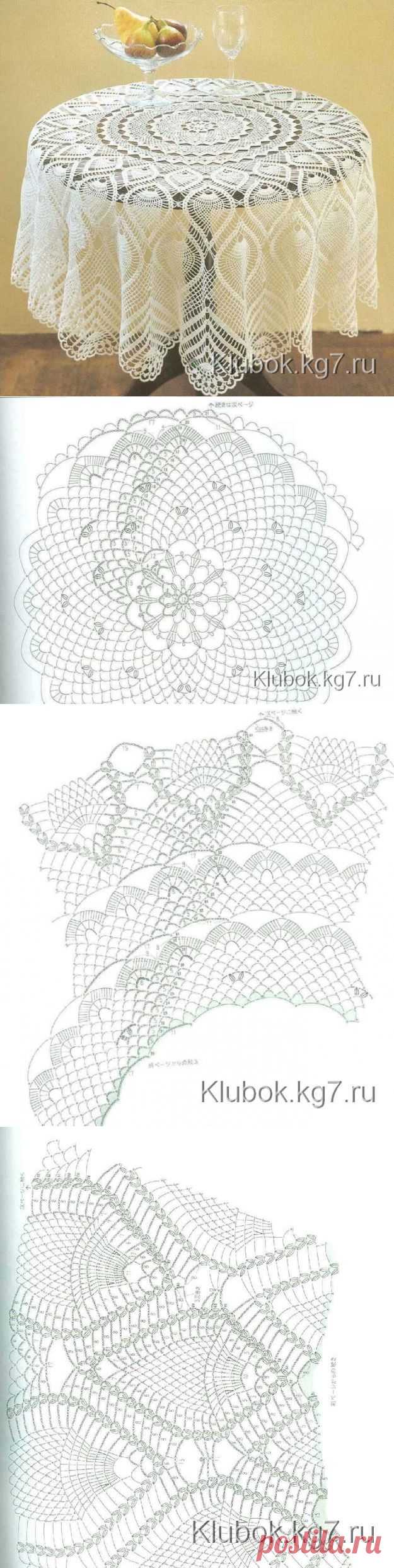 ОЧЕНЬ КРАСИВАЯ СКАТЕРТЬ | Клубок