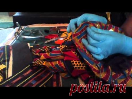HANDMADE BAG USING ANKARA.A FREE PROJECT.(video 6)