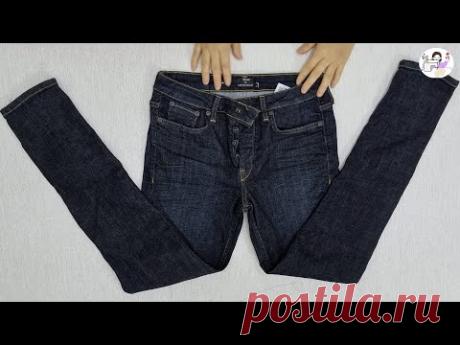 ✂️✂️✂️ [Сделай сам] Давайте посмотрим, как ваши старые джинсы станут красивой вещью.