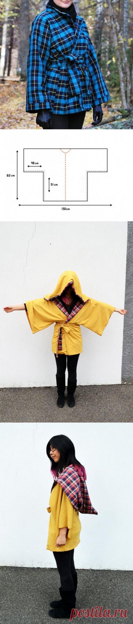Пальто кимоно (3 выкройки, подборка)