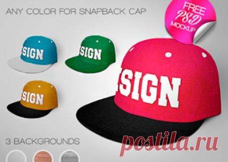 PSD исходник - Бейсболка Mockup