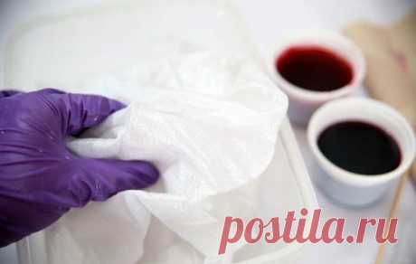 Красим шелковые вещи... в микроволновке! / Как сэкономить