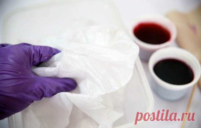 Красим шелковые вещи... в микроволновке! / Как сэкономить