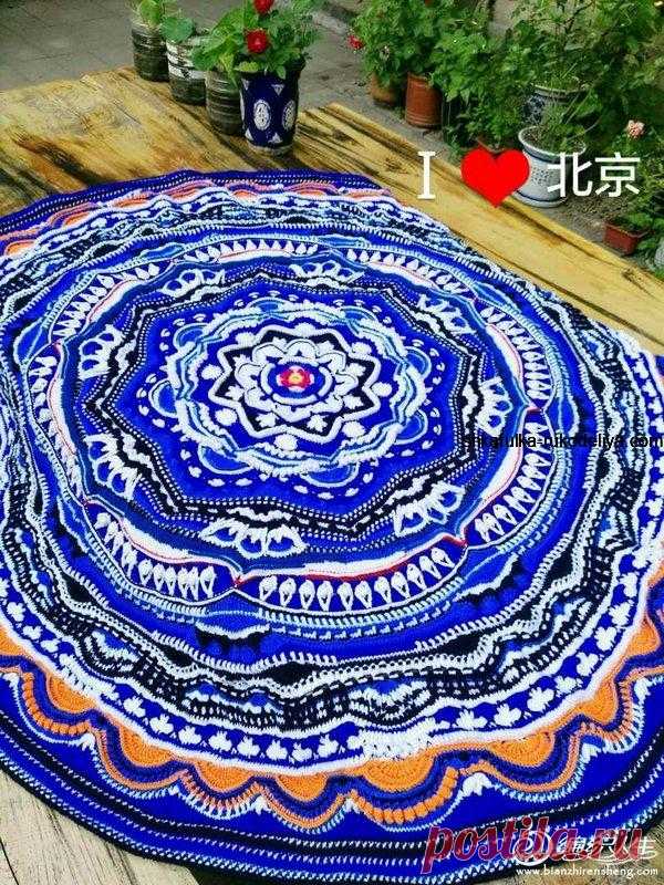 Королевские коврики крючком схемы. Как связать круглый коврик крючком | Шкатулка рукоделия. Сайт для рукодельниц.